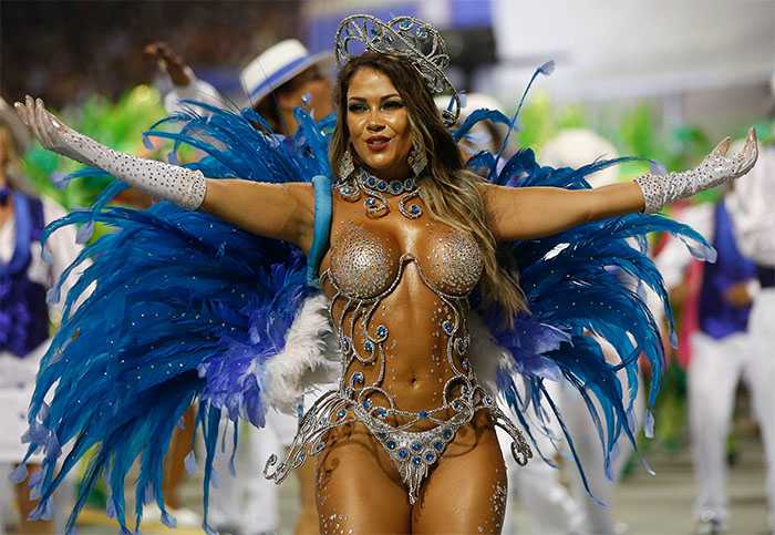 Brazilian Carnival female bikini costume