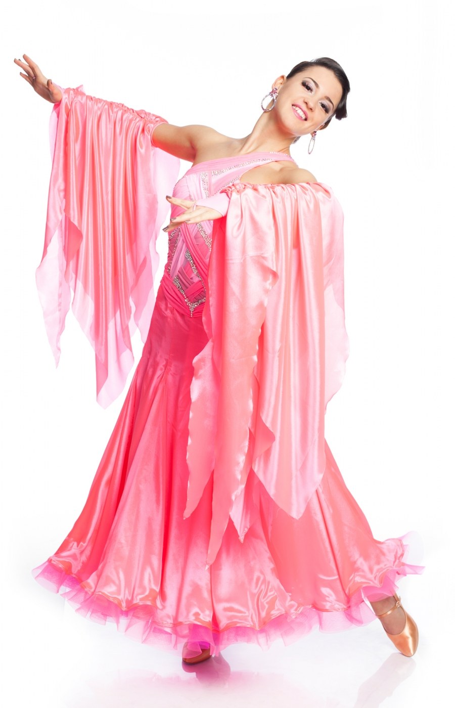 Women Ballroom Dress Giselle Pink
