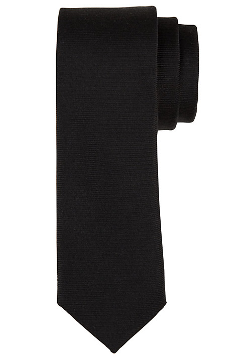 Black necktie