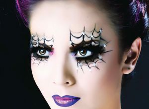 female-halloween-purple-makeup