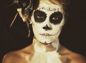 female-helloween-skull-face-makeup